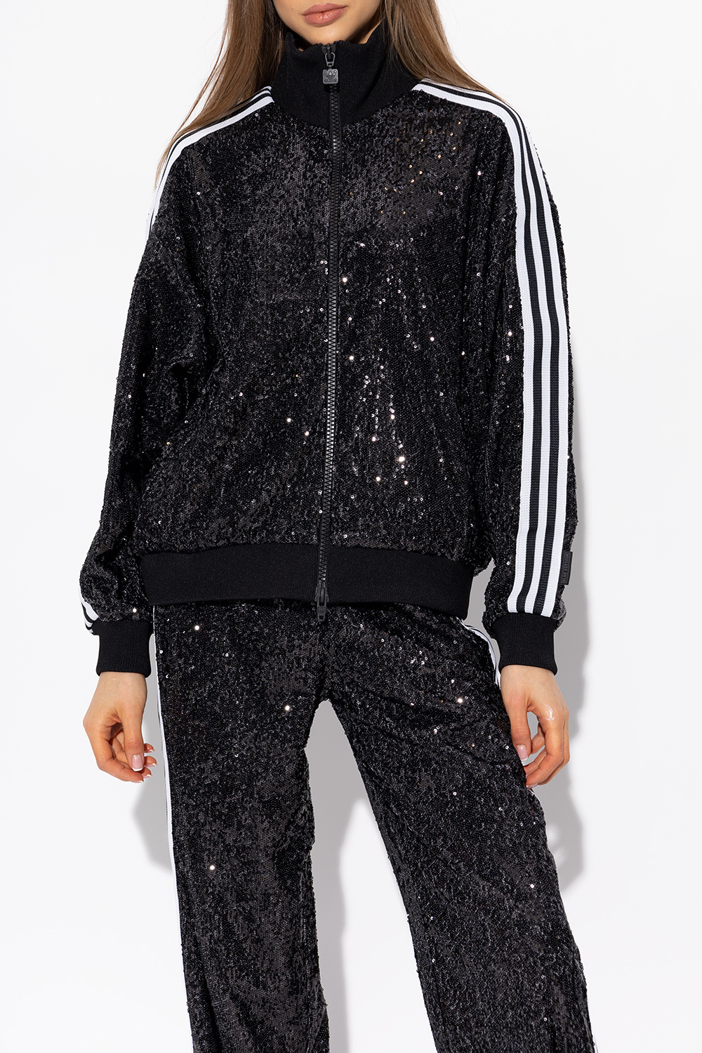 Adidas sequin cheap jacket